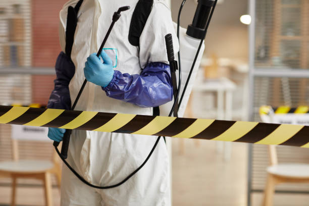 Professional Blood Cleanup technician working in Centralia, MO